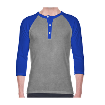 Custom 3/4 Henley